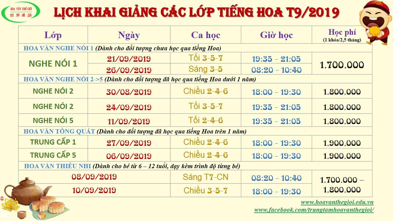 LICH KHAI GIANG TIENG TRUNG THANG 9 NAM 2019